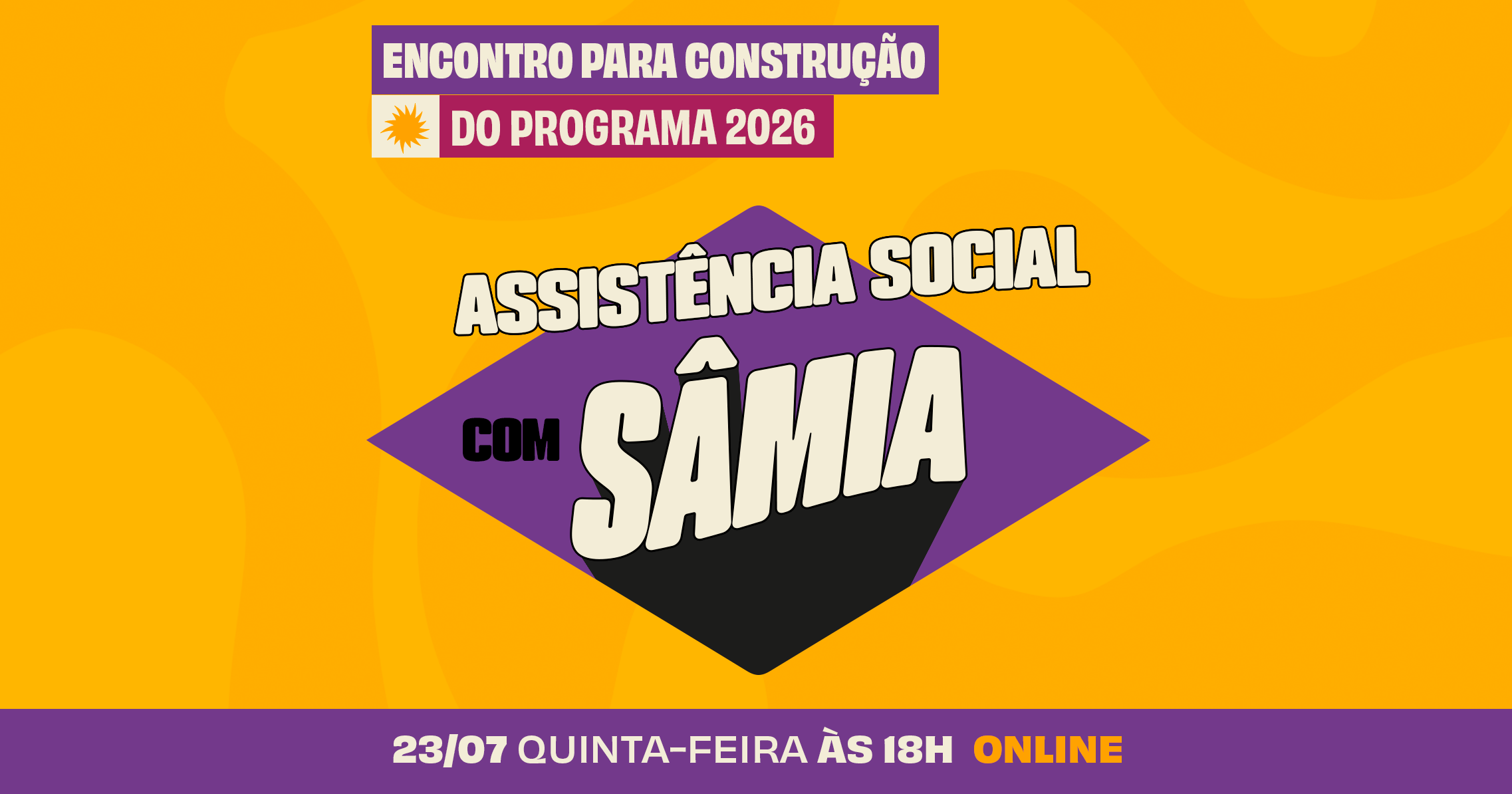 Assistência Social com Sâmia