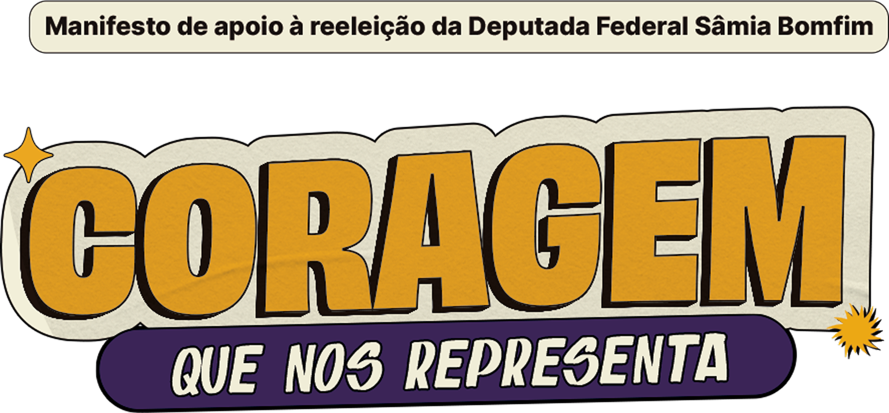 Manifesto de apoio à reeleição da Deputada Federal Sâmia Bomfim