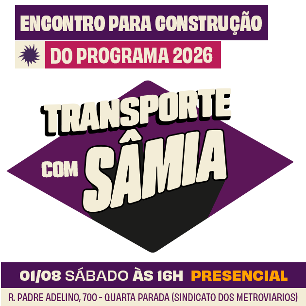 Encontro para construção do programa 2026 - Transporte com Sâmia